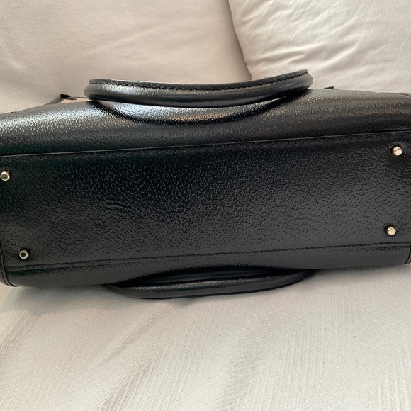 Kate Spade black and oatmeal textile and leather handbag - Picture 2 of 7